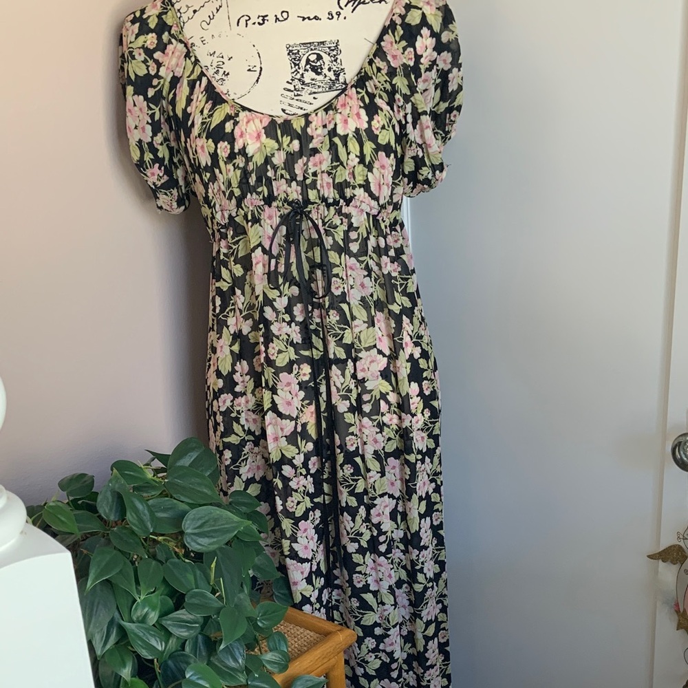 Vintage Betsey Johnson milkmaid dress